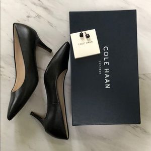 Cole Haan Black Leather Heels